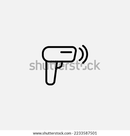 Barcode scanner icon sign vector,Symbol, logo illustration for web and mobile