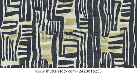 Ikat ethnic tribal, boho colors seamless wallpaper. Motif ethnic handmade beautiful Ikat art.Ethnic Ikat abstract background art.Illustration for greeting cards, printing and other design project.