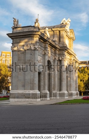 Similar – Image, Stock Photo Puerta de Alcala, Madrid, Spain at night.