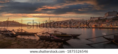 Similar – Foto Bild porto city flusslandschaft sonnenuntergang