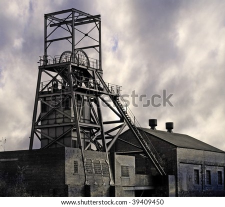 Similar – Foto Bild Förderturm Industrie