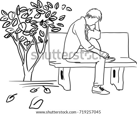 Featured image of post Sad Person Sitting Down Drawing