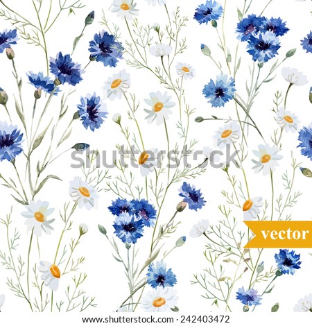 Similar – Image, Stock Photo Blue flowers cornflowers. summer. field with flowers