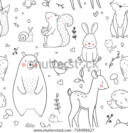 Cute Animal Drawings | Free download on ClipArtMag