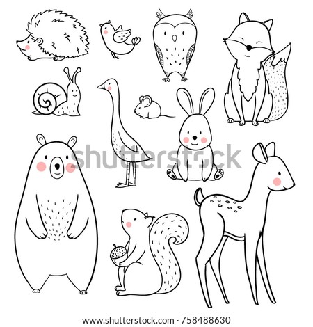 Cute Animal Drawings | Free download on ClipArtMag