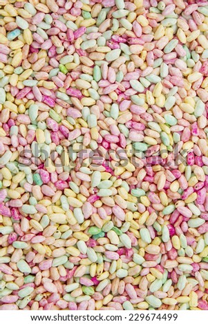 background, calorie, closeup, colours, dessert, diet, food, fruit, health, light, nutrition, organic, puffed, rainbow, rice, snack, stack, sweet