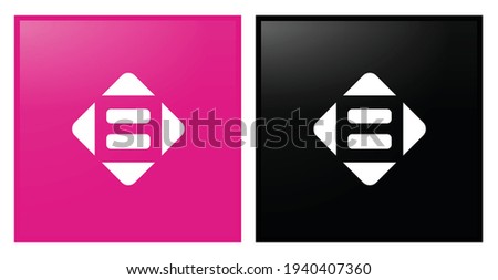 vector illustration of an equal sign in between a direction sing. Gender Equality. Reduced Inequality. Icon for Corporate social responsibility. Sustainable Development inspiration. Vector Icon.