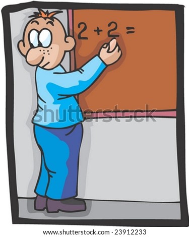 Mathematics Lesson Stock Vector Illustration 23912233 : Shutterstock