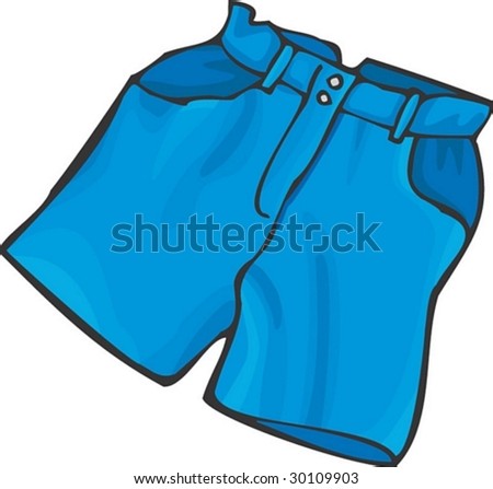 Shorts Details Stock Vector Illustration 30109903 : Shutterstock
