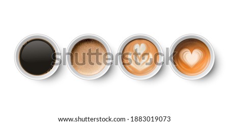 Similar – Image, Stock Photo Latte Macchiato with flowers