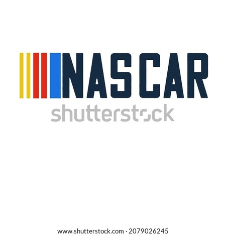 Nascar Logo Design Vector Illustration