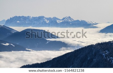 Similar – Image, Stock Photo Winter landscape in Ratschings, South Tyrol