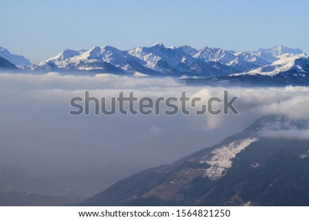 Similar – Image, Stock Photo Winter landscape in Ratschings, South Tyrol