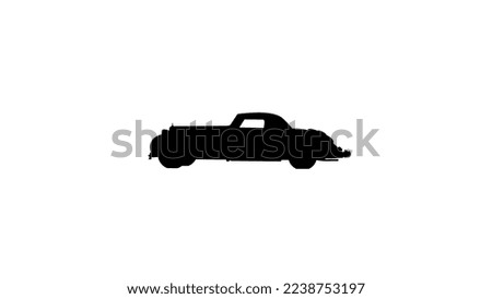 Maybach SW38 silhouette high quality vector