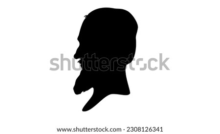 Galen silhouette, high quality vector