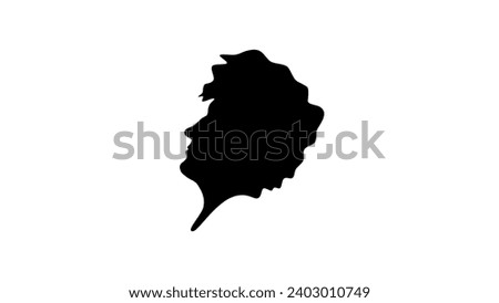 John Herschel, black isolated silhouette