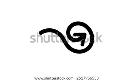 Shuffle, Repeat, symbol, black isolated silhouette