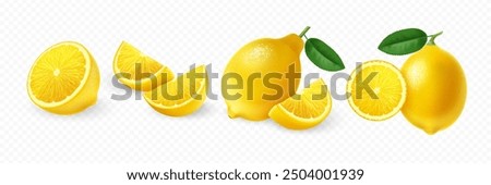 Similar – Image, Stock Photo Orange citrus with green leaf