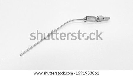 Frazier Aspiration Cannula. Surgical instrument. Photo stock © 