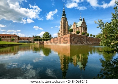 Similar – Image, Stock Photo Castle on the waterfront at sunrise