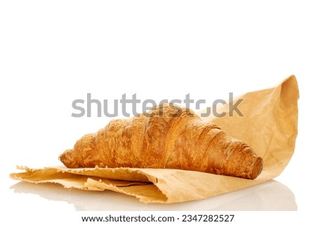 Similar – Image, Stock Photo Delicious croissants with paper bag