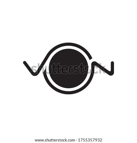 V N / V O N letter logo design vector