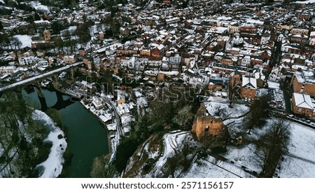 Similar – Image, Stock Photo Old stone viaduct in mountains