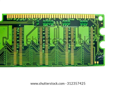 Strap RAM is used to temporarily store information
