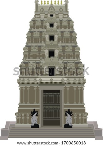 Hindu Temple \ Kovil Vector   