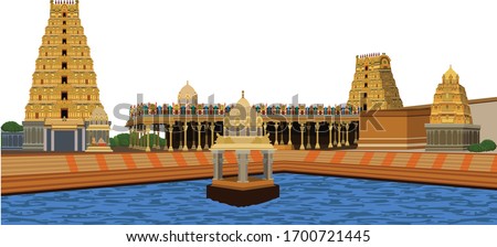 Hindu Temple \ Kovil Vector   