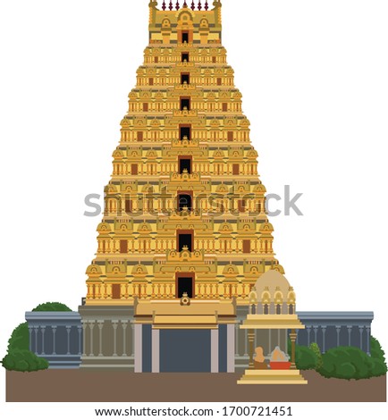 Hindu Temple \ Kovil Vector   