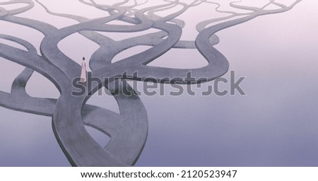 Similar – Image, Stock Photo this direction for art and parking