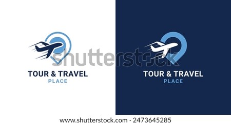 Tour and Travel Logo Design Inspiration. Logistics Delivery Logo Design. Travel Agent and Destination Place Logos. Travel Logo Template.