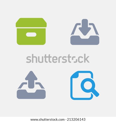 Paperwork Icons. Granite Series. Simple glyph stile icons in 4 versions. The icons are designed at 32x32 pixels.