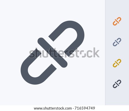 Un link - Carbon Icons. A professional, pixel-aligned icon.  