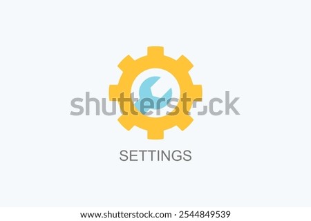 Settings Vector Icon Or Logo Illustration