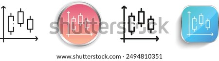 box plot icon. Thin Linear, Regular and Button Style Design Isolated On White Background