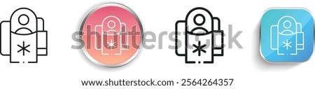 hibernation icon. Thin Linear, Regular and Button Style Design Isolated On White Background