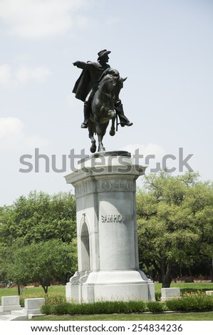 Statue of Sam Houston in Houston, Texas