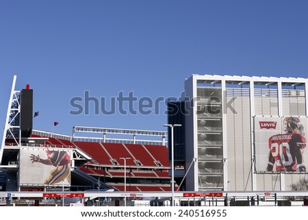 SANTA CLARA, CALIFORNIA - DECEMBER 27: Levis Stadium The New Home Of The San Francisco 49ers December 27, 2014 in Santa Clara, California