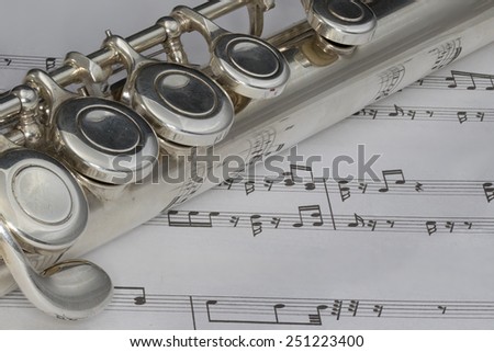 Flute on Sheet music