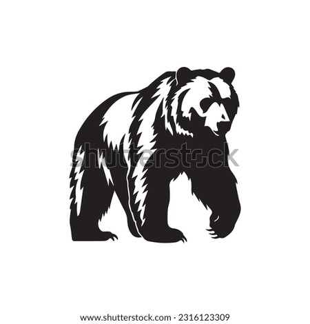 Grizzly Bear Silhouette Vector | Free download on ClipArtMag