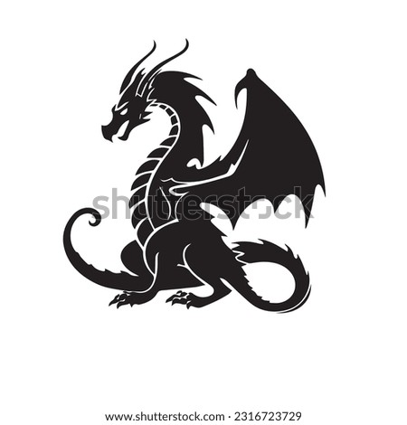 Dragon Drawings Black And White | Free download on ClipArtMag