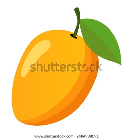 Mango icon on white background