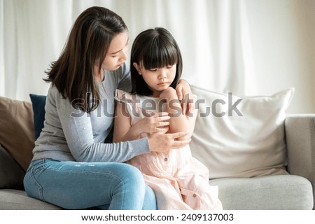 Similar – Image, Stock Photo scratch wound on female hand closeup, healthcare and medicine concept