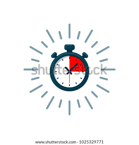 Timer icon. Fast time. Fast delivery, express and urgent shipping, services, stop watch speed concept, deadline, delay. chronometer sign. vector illustration