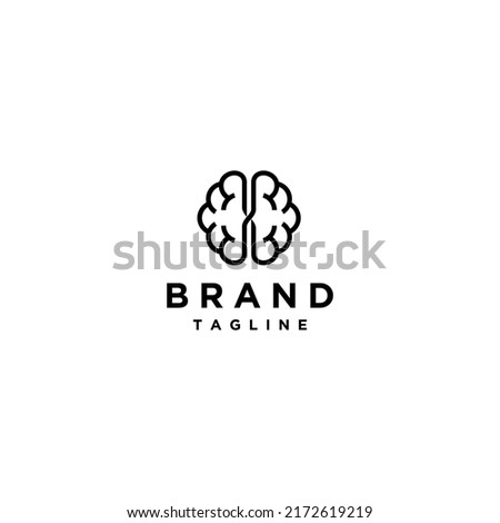 Right Brain Connects with Left Brain Logo Design