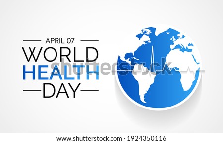 World Health Day is a global health awareness day celebrated every year on 7th April. Vector illustration design