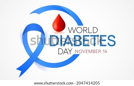 World Diabetes day is observed every year on November 14, it is the primary global awareness campaign focusing on diabetes. Vector illustration