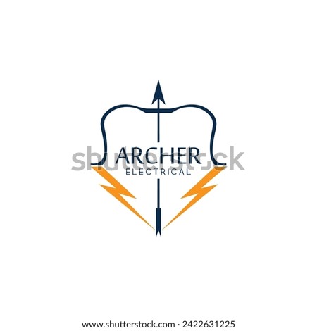 Electrical Modern Archer Logo Design  